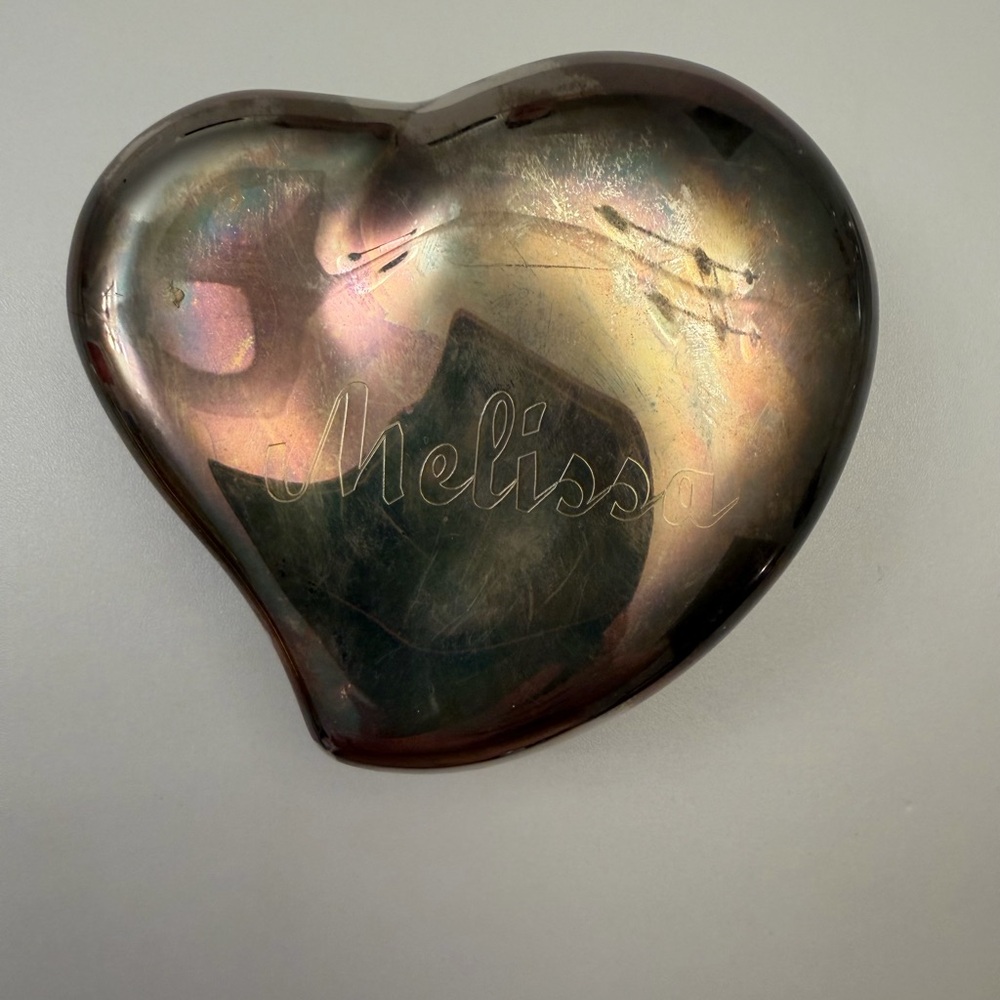 Melissa Iridescent Heart Trinket Box - Picture 2 of 8